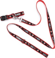 The Worthy Dog Ho Ho Ho! Adjustable Dog Collar, Large: 14 to 20-in neck, 1-in wide slide 2 of 3