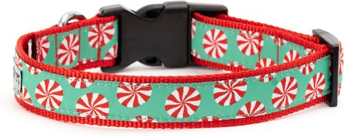 Show full view: The Worthy Dog Peppermints Adjustable Dog Collar, Small: 8 to 14-in neck, 5/8-in wide slide 5 of 5