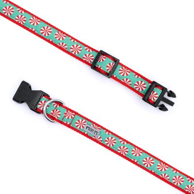 Show full view: The Worthy Dog Peppermints Adjustable Dog Collar, Small: 8 to 14-in neck, 5/8-in wide slide 4 of 5
