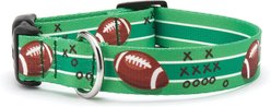 Up Country First Down Nylon Dog Collar, Green, 250 count, X-Small: 6 to 12-in neck, 3/4-in wide