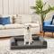 Show in main carousel: BingoPaw Microfiber Leather Sofa Dog Bed, Grey, Large slide 7 of 10