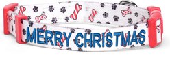 Pawtitas Personalized Christmas Dog Collar, Large, Dog Christmas