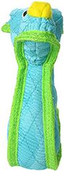 Show full view: DuraForce Dragon Tiger Squeaky Dog Toy, Blue/Green slide 4 of 6