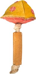 Georgie Paws Maisy the Mushroom Dog Plush Toy, Gold