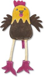 Georgie Paws Matilda the Chicken Dog Plush Toy, Brown