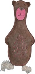 Georgie Paws Baz the Bear Dog Plush Toy, Brown