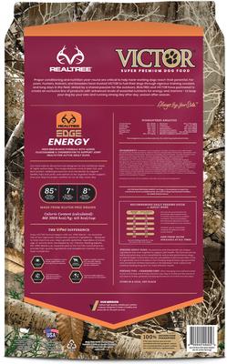 Show full view: VICTOR Realtree Edge Energy High Protein Joint Support Active Sporting Dry Dog Food, 40-lb bag slide 4 of 11