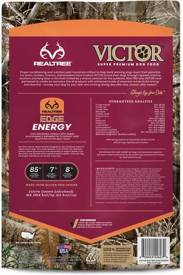 Show full view: VICTOR Realtree Edge Energy High Protein Joint Support Active Sporting Dry Dog Food, 5-lb bag slide 4 of 11