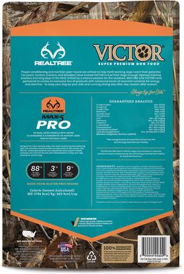 Show full view: VICTOR Realtree Max-5 Pro 30/20 High Protein Joint Support Active Sporting Dry Dog Food, 5-lb bag slide 4 of 11