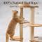 Show in main carousel: Hittite 54-in Solid Wood Cat Tree with Sisal Scratching Posts, Capsule & Hammock, Natural, 23.62 x 23.62 x 53.54-in slide 7 of 10