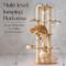 Show in main carousel: Hittite 54-in Solid Wood Cat Tree with Sisal Scratching Posts, Capsule & Hammock, Natural, 23.62 x 23.62 x 53.54-in slide 8 of 10