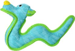 DuraForce Dragon Tiger Squeaky Dog Toy, Blue/Green