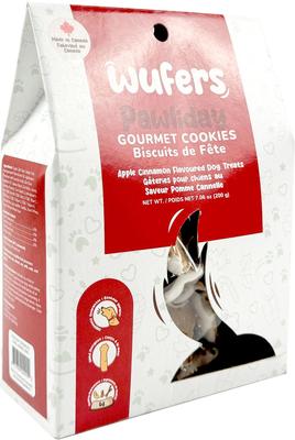 Show full view: Wufers Pawliday Sprinkled Small Bones Festive Mini Holiday Cinnamon, Apple & Honey Cookie Dog Treats, 7.05-oz box slide 3 of 6