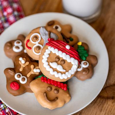 Show full view: Wufers Santa’s Silly Crew 12 Days of Christmas Fun Holiday Cinnamon, Apple & Honey Cookie Dog Treats, 12.28-oz box, 12 count slide 7 of 10