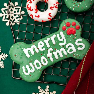 Show full view: Wufers Christmas Festive Holiday Cinnamon, Apple & Honey Cookie Dog Treats, 17.39-oz box, 10 count slide 6 of 11