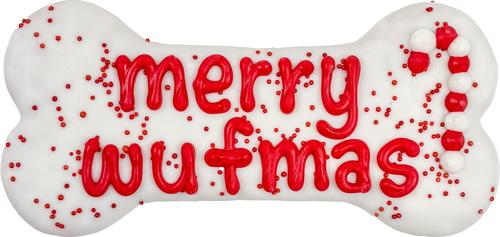 Show full view: Wufers Merry Woofmas Singing Card & Bone Gift Cinnamon, Apple & Honey Cookie Dog Treats, 5.29-oz box slide 5 of 8