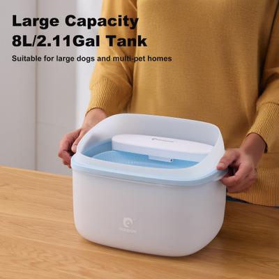 Show full view: HOLAPAW Dog Water Fountain, Blue, 8-l slide 3 of 9