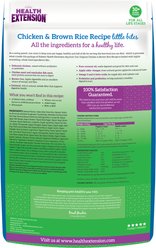 Health Extension Little Bites Chicken & Brown Rice Recipe Dry Dog Food, 4-lb bag slide 2 of 9