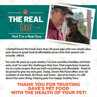 Show full view: Dave's Pet Food Naturally Healthy Grain-Free Turkey & Giblets Dinner Pate Wet Canned Cat Food, 12.5-oz, case of 12 slide 10 of 12