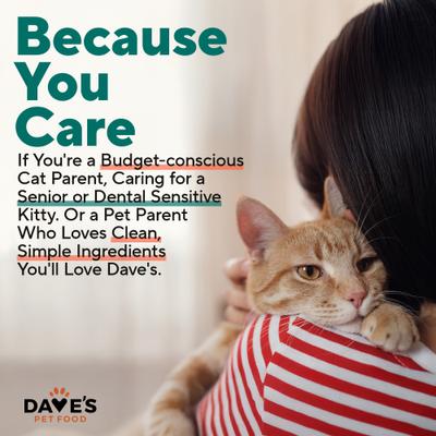 Show full view: Dave's Pet Food Naturally Healthy Grain-Free Turkey & Giblets Dinner Pate Wet Canned Cat Food, 12.5-oz, case of 12 slide 9 of 12