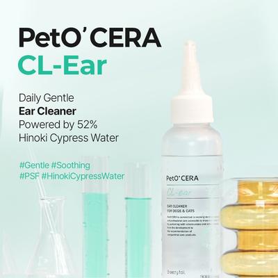 Show full view: PetO'Cera CL-Ear Dog & Cat Ear Cleaner 3.38-fl oz bottle slide 3 of 8