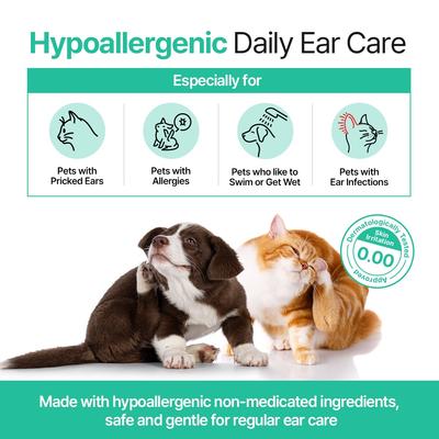 Show full view: PetO'Cera CL-Ear Dog & Cat Ear Cleaner 3.38-fl oz bottle slide 4 of 8