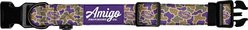 Amigo Provisions Tigers Performance Nylon Dog Collar, LSU Camo, X-Small/Small: 10 to 14-in neck, 3/4-in wide