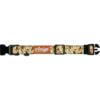 Amigo Provisions Amigo Provisions Performance Nylon Dog Collar, Texas Longhorn Camo, X-Large/XX-Large: 18 to 28-in neck, 1.25-in wide