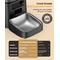 Show in main carousel: OneIsAll Dual Power Automatic Cat Feedeer with Stainless Steel Bowl & Desiccant Bag, Black, Medium: 12-cup slide 9 of 9