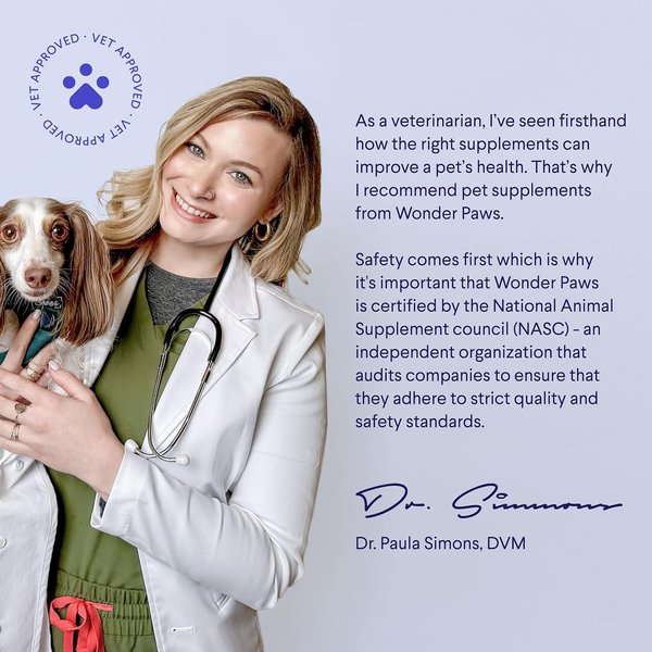 Show full view: Wonder Paws Melatonin & L-Theanine Bacon Flavored Liquid Calming Supplement for Dogs, 2-fl oz bottle slide 3 of 10
