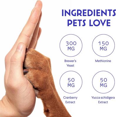 Show full view: Wonder Paws Grass Hero Burn Spot Treatment & Urinary Health Soft Chews Supplement for Dogs, 60 count slide 6 of 10