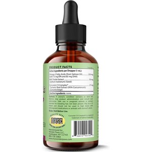 Wonder Paws Superhero Milk Thistle Liver & Kidney Health Liquid Supplement for Dogs, 2-fl oz bottle