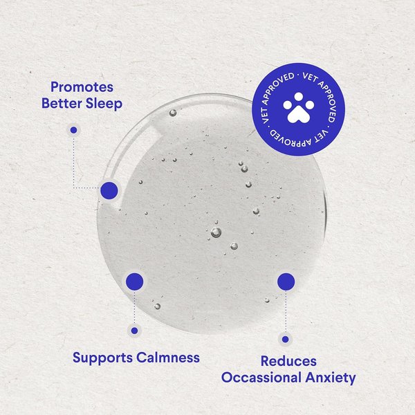 Show full view: Wonder Paws Melatonin & L-Theanine Bacon Flavored Liquid Calming Supplement for Dogs, 2-fl oz bottle slide 4 of 10