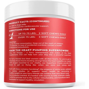 Wonder Paws Cardio Support Soft Chews Supplement for Dogs, 90 count