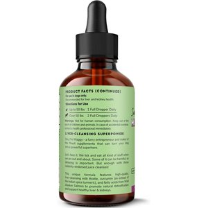 Wonder Paws Superhero Milk Thistle Liver & Kidney Health Liquid Supplement for Dogs, 2-fl oz bottle