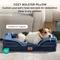 Show in main carousel: Bedsure Orthopedic Bolster Dog Sofa Bed with Removable Cover, Navy Blue, Medium slide 4 of 10