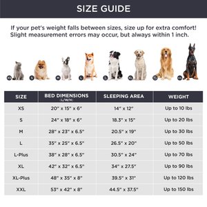 Bedsure Orthopedic Bolster Dog Sofa Bed with Removable Cover, Navy Blue, Large
