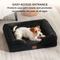 Show in main carousel: Bedsure Orthopedic Bolster Dog Sofa Bed with Removable Cover, Dark Black, Medium slide 5 of 11