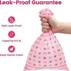 Pawview Dog Poop Bags, Lavender Scented, Pink, 21 rolls/315 bags slide 2 of 9