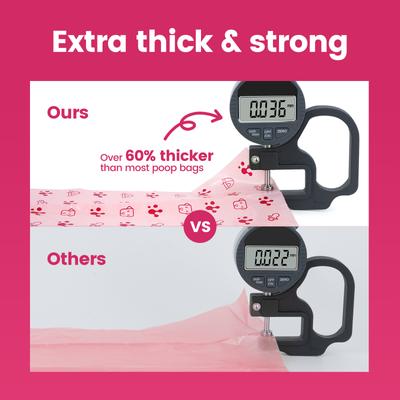 Show full view: Pawview Dog Poop Bags, Lavender Scented, Pink, 8 rolls /120 bags slide 7 of 10