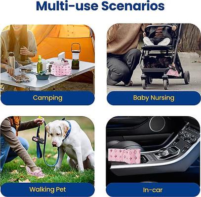 Show full view: Pawview Dog Poop Bags, Lavender Scented, Pink, 8 rolls /120 bags slide 3 of 10