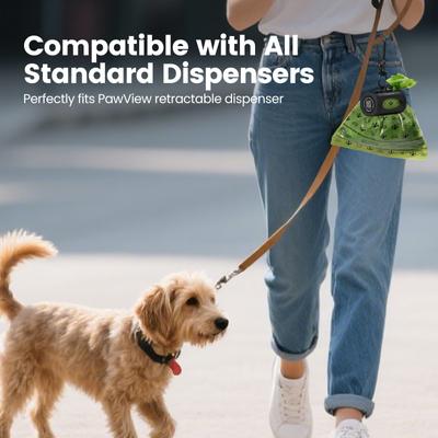 Show full view: Pawview Dog Poop Bags, Lavender Scented, Green, 21 rolls/315 bags slide 10 of 11