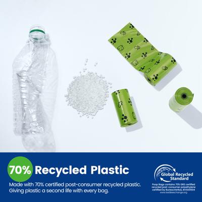 Show full view: Pawview Dog Poop Bags, Lavender Scented, Green, 21 rolls/315 bags slide 6 of 11