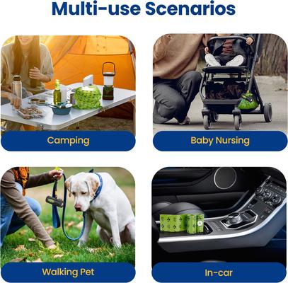 Show full view: Pawview Dog Poop Bags, Lavender Scented, Green, 21 rolls/315 bags slide 4 of 11