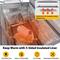 Show in main carousel: Coziwow 94.5-in Weatherproof Insulated Wood Rabbit Outdoor Cage with Runs Colorful Patterns, Orange slide 3 of 9