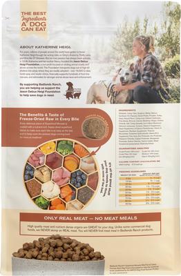 Show full view: Badlands Ranch Superfood Complete Raw Coated Morsels Wild Fish Dry Dog Food, 20-lb bag slide 3 of 9