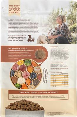 Show full view: Badlands Ranch Superfood Complete Raw Coated Morsels Wild Fish Dry Dog Food, 10-lb bag slide 3 of 9