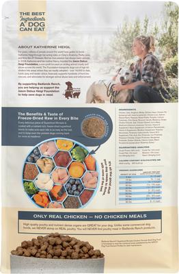 Show full view: Badlands Ranch Superfood Complete Raw Coated Morsels Chicken Dry Dog Food, 10-lb bag slide 3 of 9
