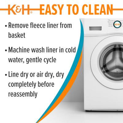 Show full view: K&H Pet Products Travel Dog Bike Basket, Large slide 7 of 12