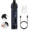 Show in main carousel: Bousnic Whisper Quiet 6-Speed Nail Grinder for Dogs & Cats with 2 LED Light, Dark Blue slide 1 of 8
